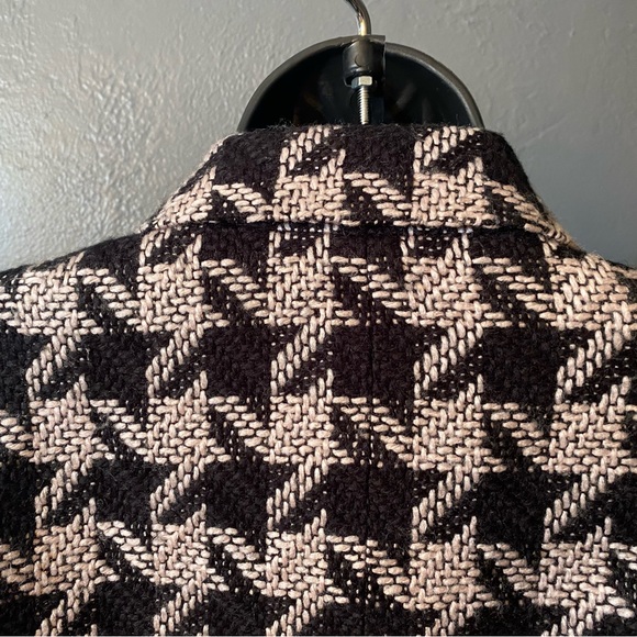 I.N.C black and white large pattern houndstooth jacket - Picture 11 of 16